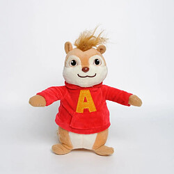 Universal Evan et Chipmunk Poupée Peluche Chipmunk Jouet Enfant Cadeau(Kaki)