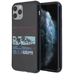 Us Polo U.S Polo Coque pour iPhone 11 Pro Max Tricolor Summer Antichoc Noir