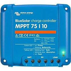 Contrôleur Victron Energy MPPT - 75/10 Chargeur 12/24 V 10 A Solaire