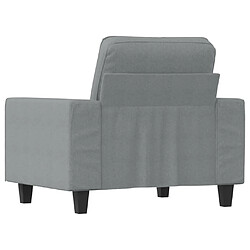 Maison Chic Fauteuil Relax pour salon | Fauteuil Gris clair 60 cm Tissu -GKD92533 pas cher