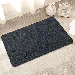 Tapis De Porte Paillassons Tapis De Porte D'entrée Avant Intérieur Et Extérieur Gris Pur 45x70cm