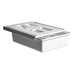 Avis 1pc étudiant Caché Bureau Tiroir Organisateur De Bureau Boîte Pour Support De Cuisine à Domicile 24.5x18.5x6.5 Cm