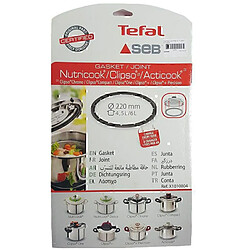 Joint de couvercle 4,5/6L 220 mm TEFAL Nutricook Acticook Clipso X1010004