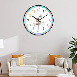 Avis horloge murale enfants salle de classe chambres salon