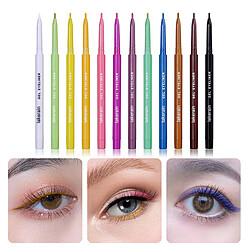 12 Multi-Couleur Eyeliner Stylos Étanche Eyeliner Ombre À Paupières Mettre En Évidence Crayons Outils pour le Maquillage Des Yeux Cosmétiques