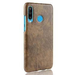 Avis Wewoo Coque PC + PU antichoc Litchi Texture pour Huawei P Smart + 2019 Marron