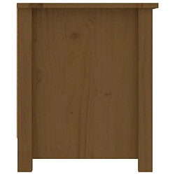 Acheter vidaXL Armoire à chaussures Marron miel 110x38x45,5 cm Bois pin massif