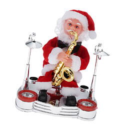 Électrique Père Noël Toy Musique Pour Noël Décoration Saxophone Style pas cher