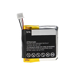 vhbw Batterie compatible avec Sennheiser GSP 350, GSP 500, GSP 670 casque audio, écouteurs sans fil (350mAh, 3,7V, Li-polymère)