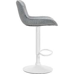 Avis Non Lot de 2 tabourets de bar Vonore tissu blanc