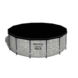 Avis Bestway Piscine tubulaire ronde steel pro max Ø 4.27 x h.1.22 m - effet pierre