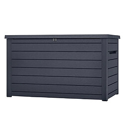 Keter Boîte de rangement de jardin Ontario 870 L Anthracite Ecom