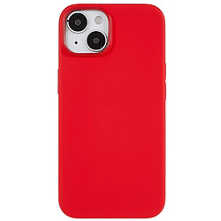 Coque en silicone magnétique, anti-chute, anti-rayures pour votre iPhone 14 Plus - rouge