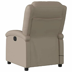 Acheter Maison Chic Fauteuil Relax pour salon, Fauteuil de massage inclinable électrique cappuccino similicuir -GKD18506