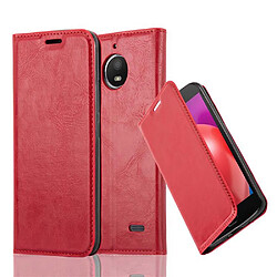 Cadorabo Coque Motorola MOTO E4 Etui en Rouge