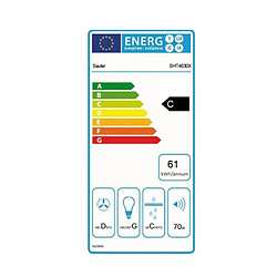 Avis Hotte télescopique 60cm 404m³/h inox - sht4630x - SAUTER