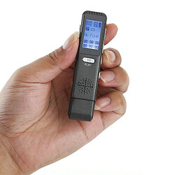 Acheter Dictaphone Portable 8GB Léger Enregistreur Audio Avec Lecture Musique WAV MP3 YONIS