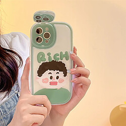 GUPBOO Étui pour iPhone11ProMax Graffiti blush garçons et filles dessin animé miroir de cas de téléphone portable créatif