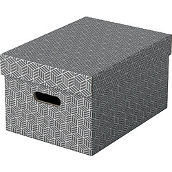 Esselte Boîte de rangement Home M, set de 3, gris ()