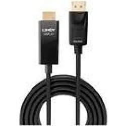 LINDY Displayport an HDMI Adapterkabel mit HDR aktiv 5m