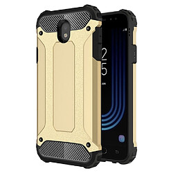 Wewoo Coque Pour Galaxy J7 Pro TPU + PC Combination Gold