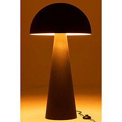 Avis Dansmamaison Lampe Champignon Metal Mat Noir Extra Large