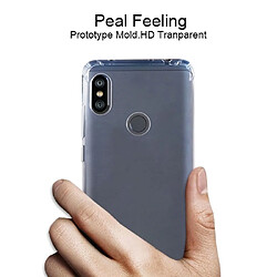 Avis Wewoo Coque Souple Pour Xiaomi Redmi Note 6 Étui en TPU transparent ultra-mince à quatre angles