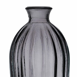 Avis BigBuy Home Vase Gris verre recyclé 12 x 12 x 29 cm