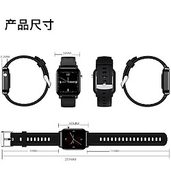 Universal Smartwatch IP68 Imperméable Fréquence cardiaque/Sphyromètre Montre Fitness Tracker Athlète Smartwatch Hommes | Smartwatches (Noir)