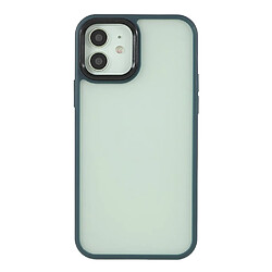 Coque en TPU + acrylique anti-rayures, hybride vert armé pour votre Apple iPhone 12/12 Pro 6.1 pouces