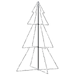 vidaXL Arbre de Noël cône 240 LED d'intérieur/d'extérieur 118x180 cm