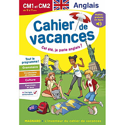 Cahier de vacances CM1 et CM2, de 9 à 11 ans : anglais : tout le programme !