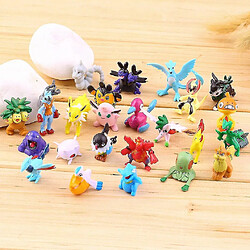 Universal 24pcs mignon mignon lot 2-3 cm monstre mini personnage jouet fête cadeau