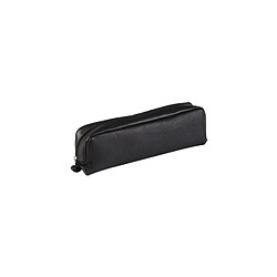 Clairefontaine Trousse rectangulaire, cuir noir vieilli ()