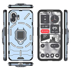 Htdmobiles Coque pour Nothing Phone 2 - housse etui rigide anti choc + verre trempe - BLEU FONCE