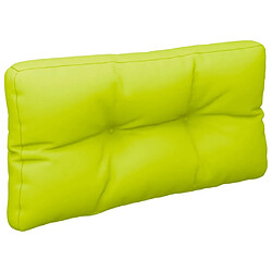 Acheter Maison Chic Lot de 2 Coussins Confort,Coussins de palette vert vif tissu -GKD80843