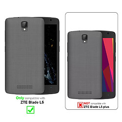 Cadorabo Coque ZTE Blade L5 Etui en Brun