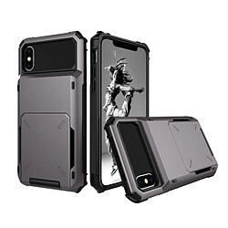 Wewoo Coque renforcée pour iPhone X/XS - Noir