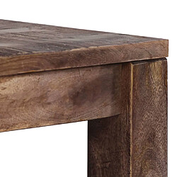 Acheter vidaXL Table basse 50x50x35 cm Bois de manguier massif