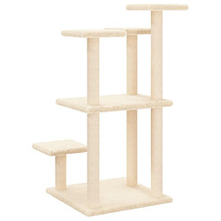 Avis Helloshop26 Arbres à chat avec plates-formes 98,5 cm crème 02_0022791