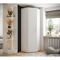 Abiks Meble Armoire Inova 3 236,7/81,7/81,7 (bianco/d’oro)