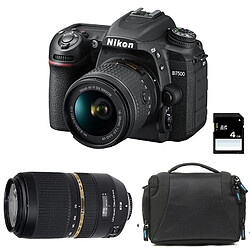 PACK NIKON D7500 + 18-55 VR + TAMRON 70-300 VC USD + Sac + Carte SD 4Go