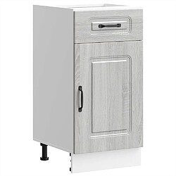 vidaXL Armoire de cuisine Kalmar sonoma gris bois d'ingénierie