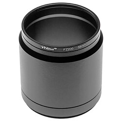 vhbw adaptateur de filtre compatible avec Panasonic Lumix DMC-FZ200, DMC-FZ300 appareil photo numérique objectif - noir 58mm en forme de tube