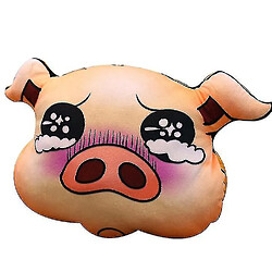 Universal Poupée de cochon en coton plumé Poupée de chiffon d'oreiller NAP mignonne expression de dessin animé;