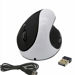 Acheter Universal Souris verticales ergonomiques sans fil optique optique pour ordinateur portable PC, noir