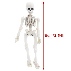 Avis Universal Halloween Movable Skeleton Human Model Skull Full Full Body Mini Figure Toy