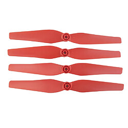 4 pièces hélices lame pour sjrc s70w hs100 quadcopter pièces de rechange rouge