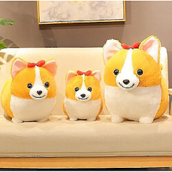 Avis Universal Peluche mignonne pour chien Corgi, remplie d'oreiller de dessin animé d'animaux souples