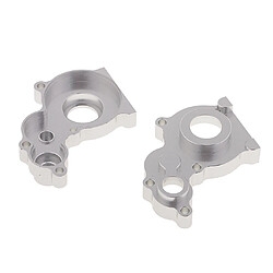 Boîtier de transmission axial en aluminium SCX10 pour modèle de voiture 1/10 RC, argent